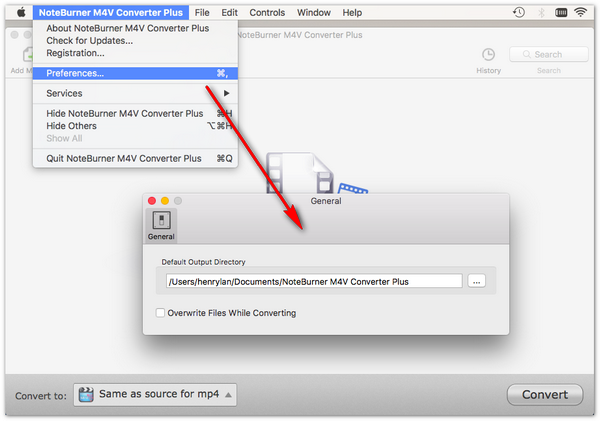 Change Output Path