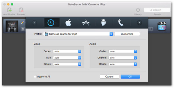 M4V to MP4, MOV, AVI, 3GP, FLV for ipod, ipad, psp, zune, xbox