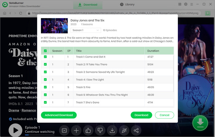 advance download