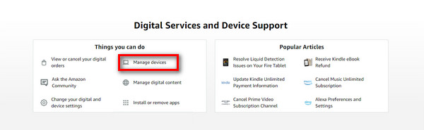 manage devices