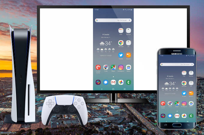 screen casting to ps4