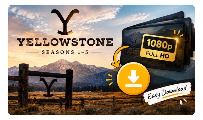 Guide on downloading Yellowstone seasons 1–5 in 1080p