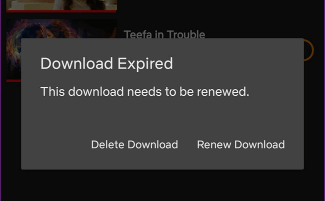 netflix download expire
