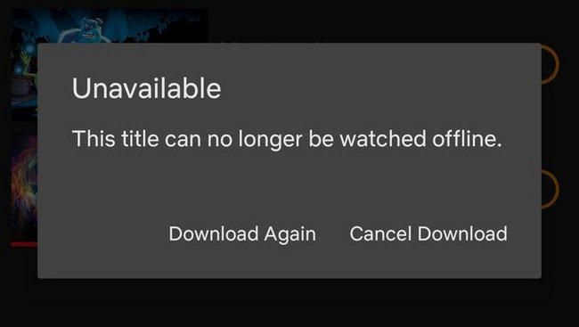 netflix unavailable