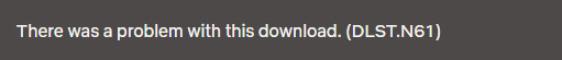 download fails