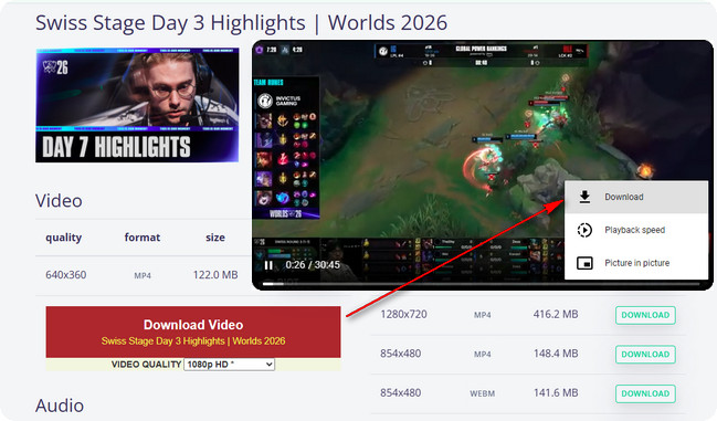 KeepVid requires downloading YouTube videos through the video player's menu