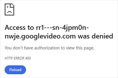 failed to offer download