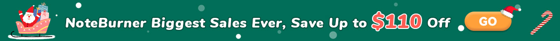 2023 noteburner christmas sale