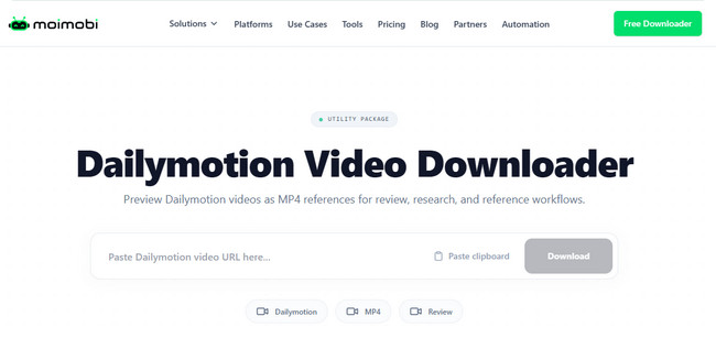 Moimobi Dailymotion downloader MP4 MP3