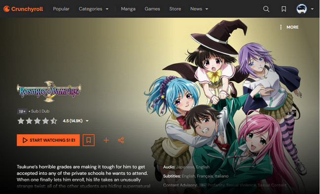 Rosario + Vampire