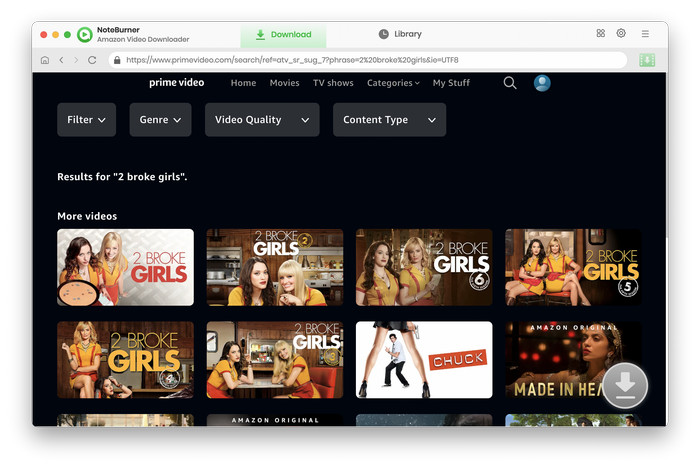 Add Movies to Amazon Video Downloader