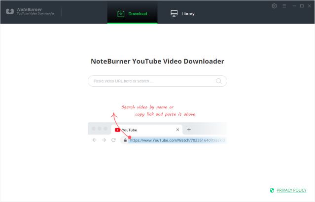 NoteBurner YouTube Video Downloader